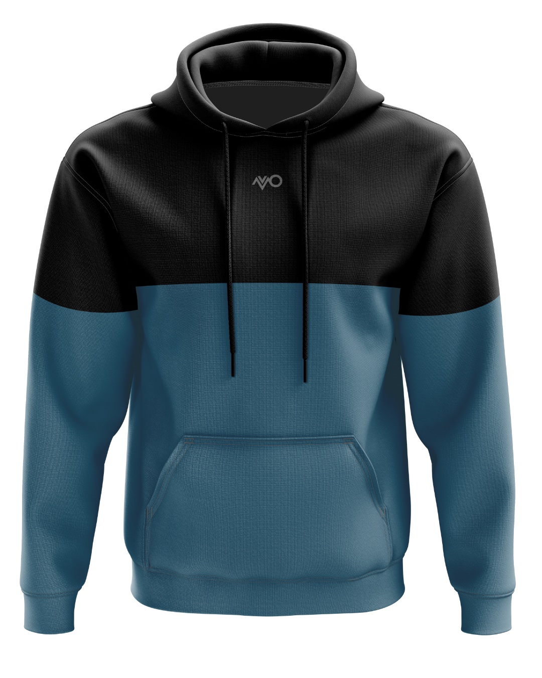 Poleron Canguro - Bi Color Black