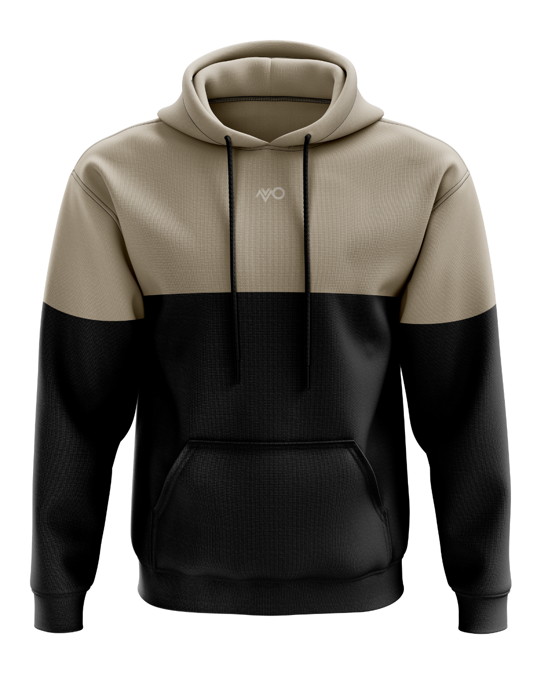 Poleron Canguro - Bi Color Nude