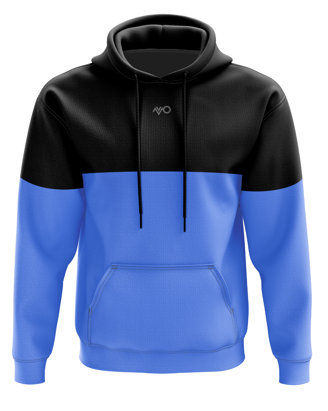 Poleron Canguro - Bi Color Black