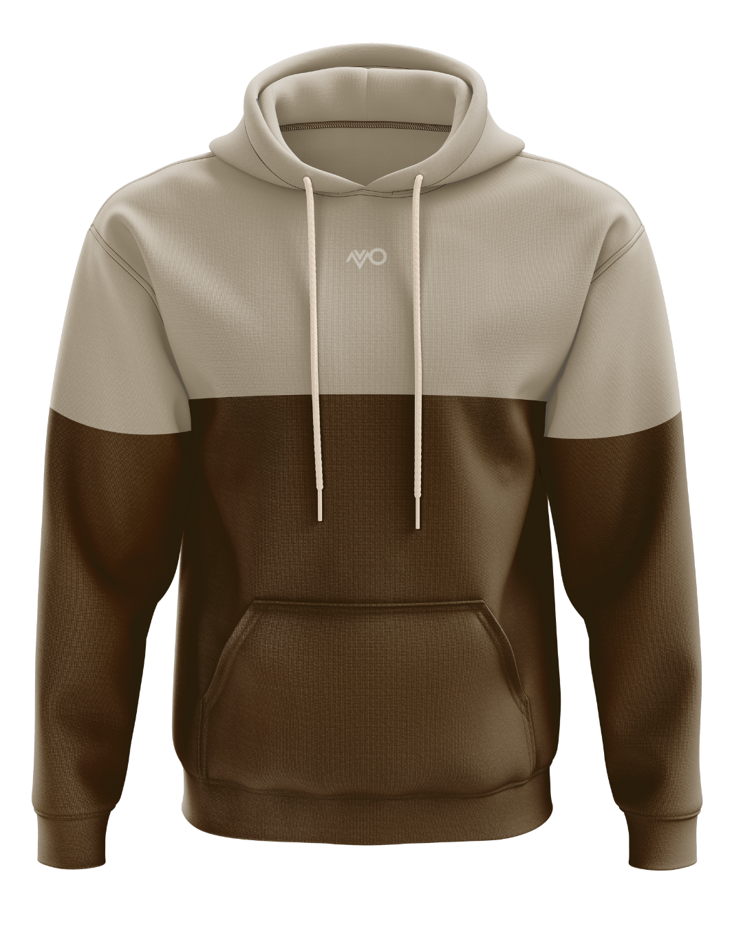 Poleron Canguro - Bi Color Nude