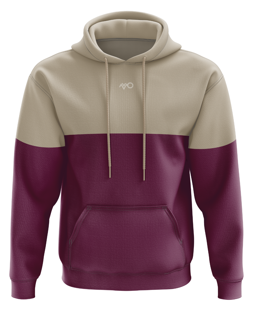 Poleron Canguro - Bi Color Nude