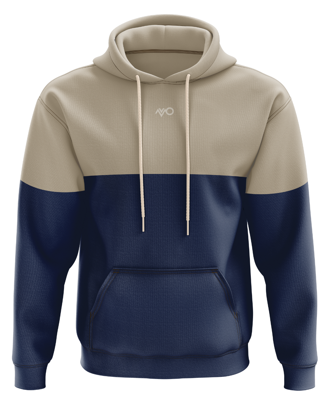 Poleron Canguro - Bi Color Nude