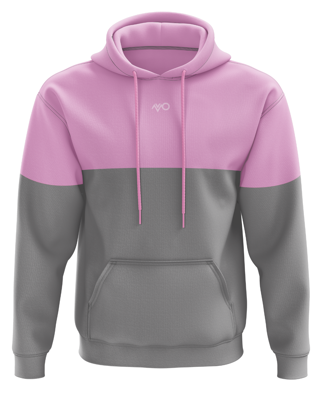 Poleron Canguro - Bi Color Grey