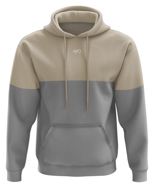 Poleron Canguro - Bi Color Grey